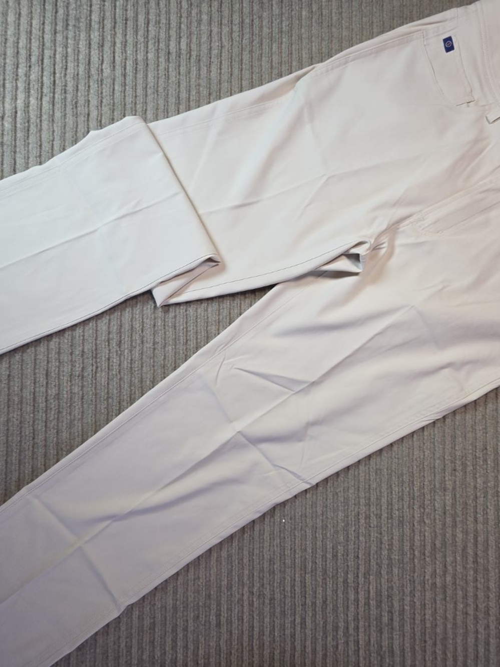 Stitch's Britches Chino Pants Mens 34x30 Cream Slim Straight Casual Golf